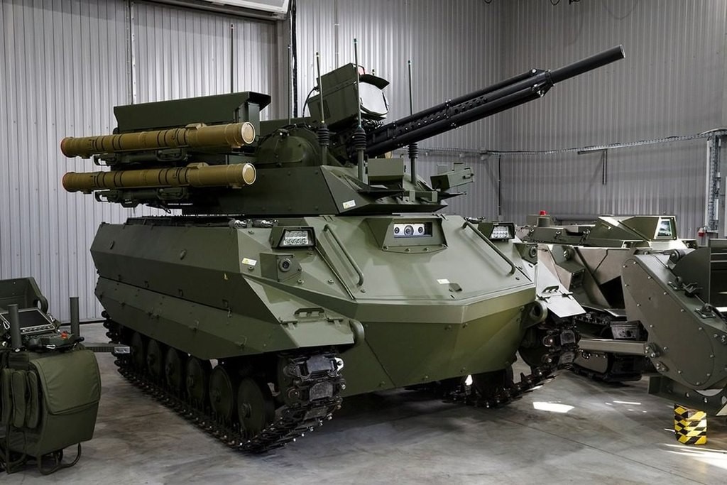 Uran-9 Russian Tracked Unmanned Ground Vehicle (UGV) (A)